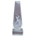 3D Golfer Crystal Tower