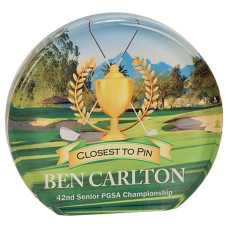 5 1/2" Round Full Color Acrylic