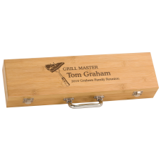 Bamboo BBQ Gift Set With Tools